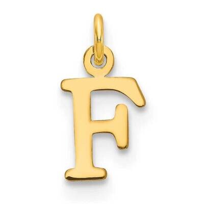 Cutout Letter F Initial Charm 10k Gold 10XNA1160Y/F, MPN: 10XNA1160Y/F,