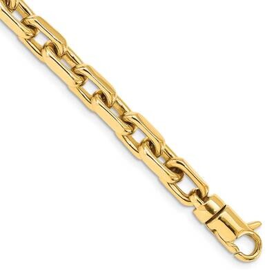 7mm Hand-Polished Fancy Link Chain 9 Inch 10k Gold 10LK440-9 by Men&#39;s Jewelry and Accessories, MPN:…