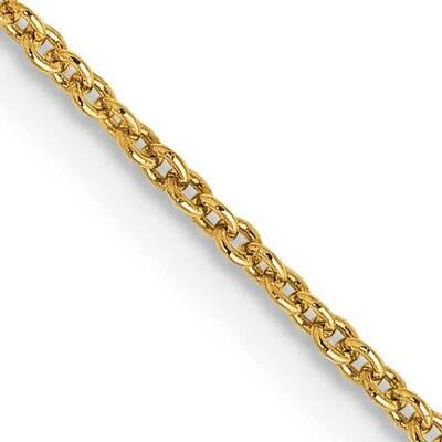 1.2mm Cable Chain 24 Inch 10k Gold 10PE213-24, MPN: 10PE213-24,