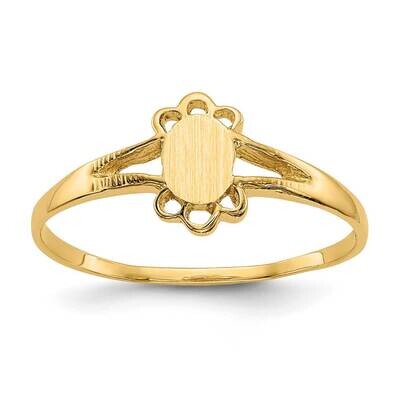 Childs Fancy Signet Ring 10k Gold 10R214, MPN: 10R214,