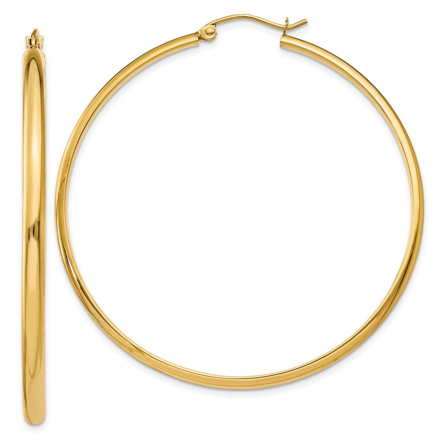 Hoop Earring 10k Polished Gold 10TA237, MPN: 10TA237,