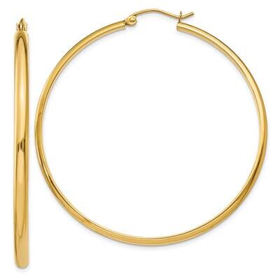Hoop Earring 10k Polished Gold 10TA237, MPN: 10TA237,