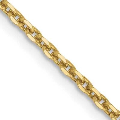 1.65mm Diamond-Cut Cable Chain 22 Inch 10k Gold 10PE141-22, MPN: 10PE141-22,