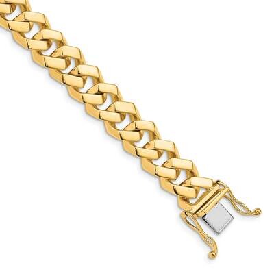 10mm Hand-Polished Fancy Link Bracelet 8 Inch 10k Gold 10LK158-8 by Men&#39;s Jewelry and Accessories, …