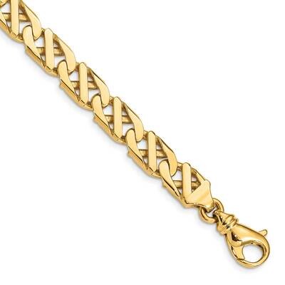7.9mm Fancy Link HPolished Bracelet 8.25 Inch 10k Gold 10LK417-8.25 by Men&#39;s Jewelry and Accessorie…