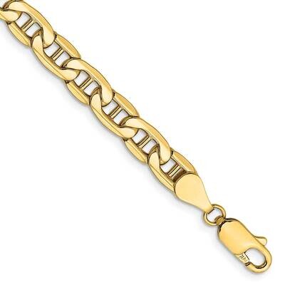 5.5mm Semi-Solid Anchor Chain 7 Inch 10k Gold 10BC102-7 by Men&#39;s Jewelry and Accessories, MPN: 10BC…