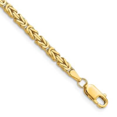 2.5mm Byzantine Chain 8 Inch 10k Gold 10BIZ070-8, MPN: 10BIZ070-8,