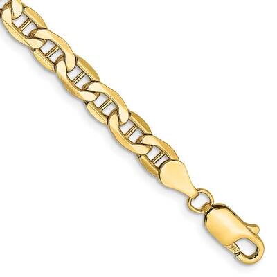 4.75mm Semi-Solid Anchor Chain 7 Inch 10k Gold 10BC101-7 by Men&#39;s Jewelry and Accessories, MPN: 10B…