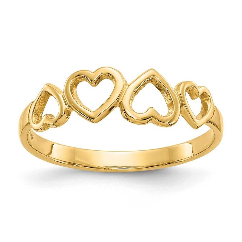 Heart Ring 10k Gold 10R42, MPN: 10R42,