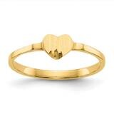 Heart Signet Ring 10k Gold 10CH201, MPN: 10CH201,