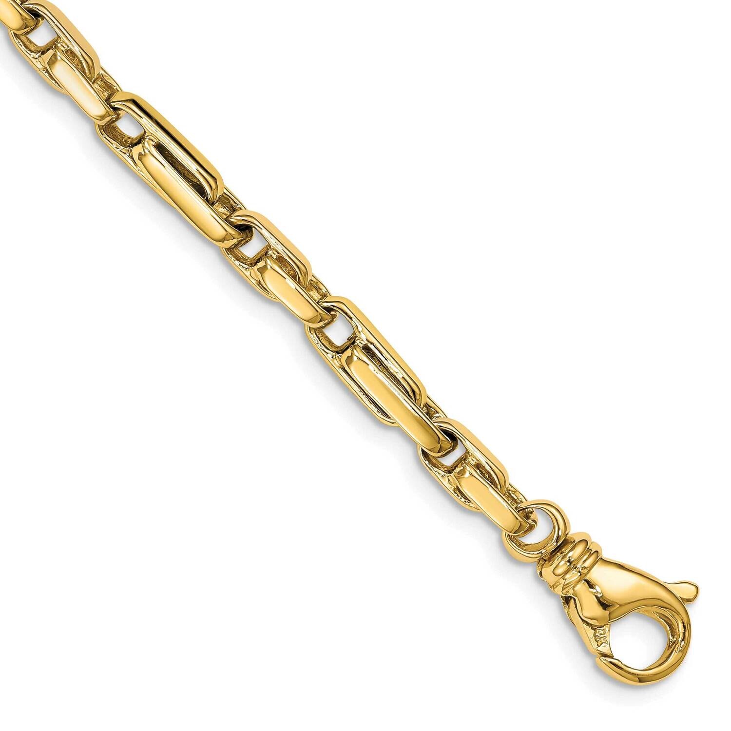 5mm Hand-Polished Fancy Link Chain 9 Inch 10k Gold 10LK738-9 by Men&#39;s Jewelry and Accessories, MPN:…