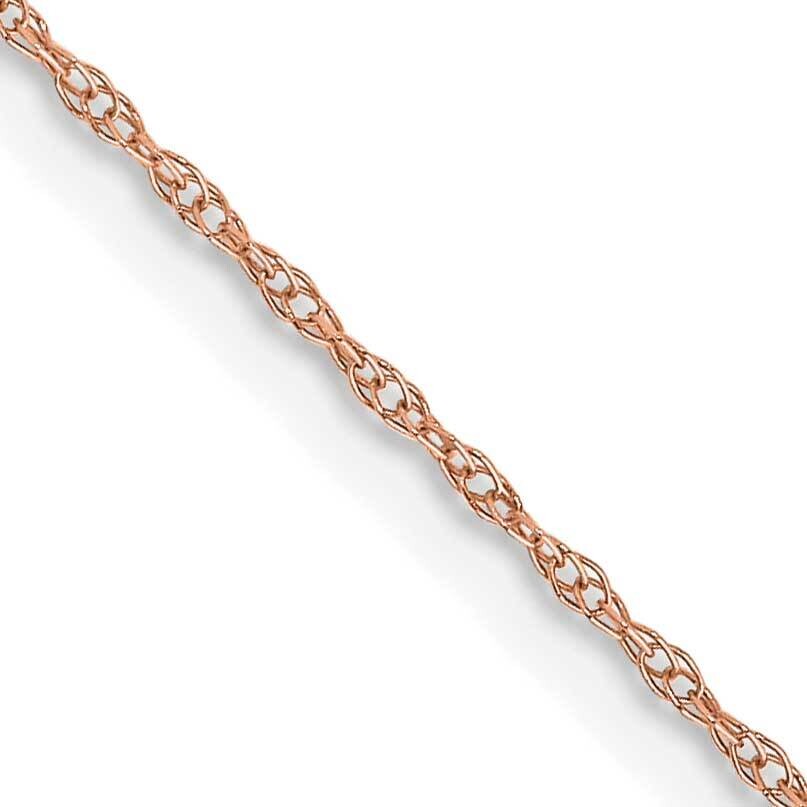 .6 mm Carded Cable Rope Chain 18 Inch 10k Rose Gold 10K6RR-18, MPN: 10K6RR-18,