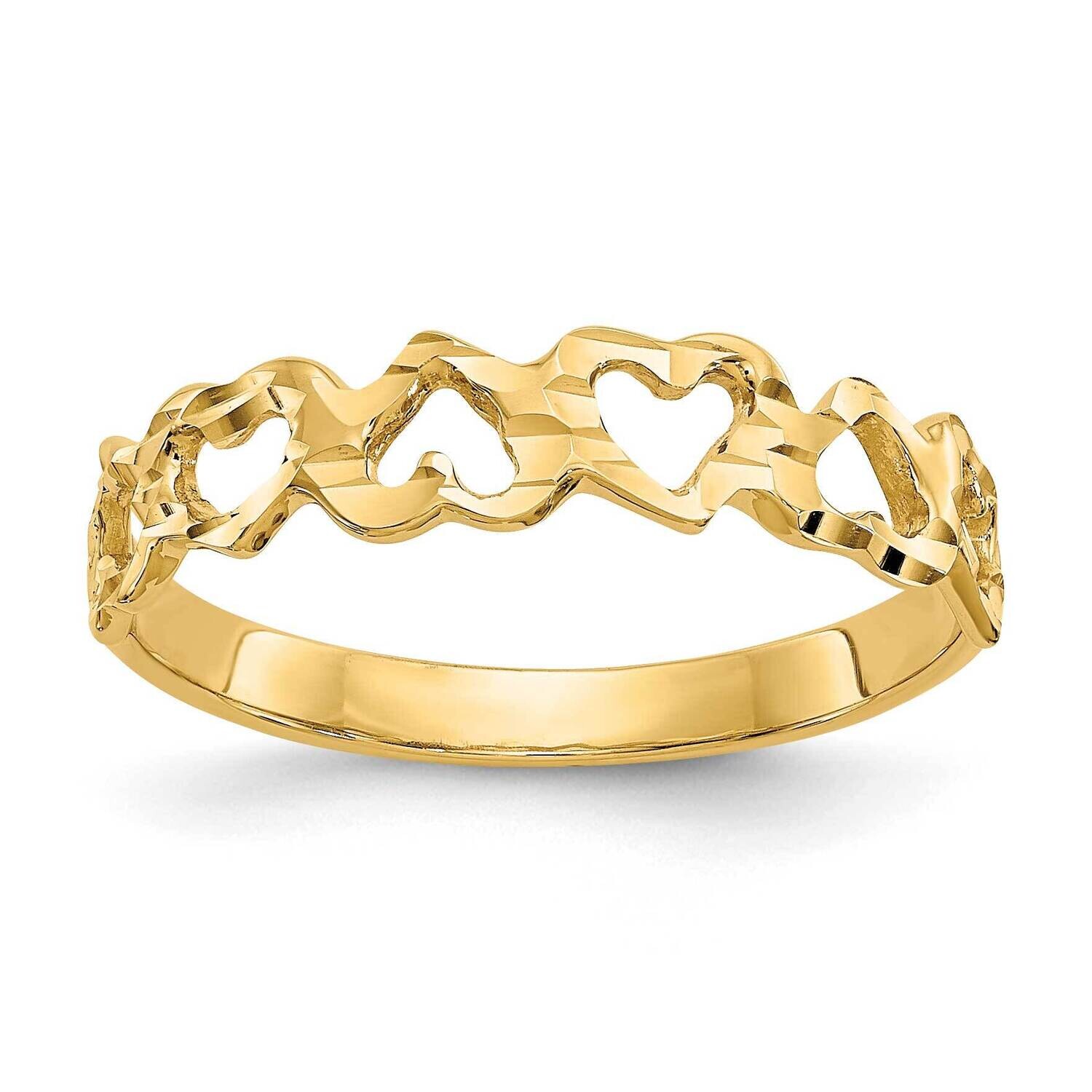 Heart Ring 10k Gold 10CH241, MPN: 10CH241,