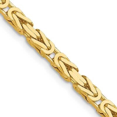 3.25mm Byzantine Chain 24 Inch 10k Gold 10BIZ090-24, MPN: 10BIZ090-24,