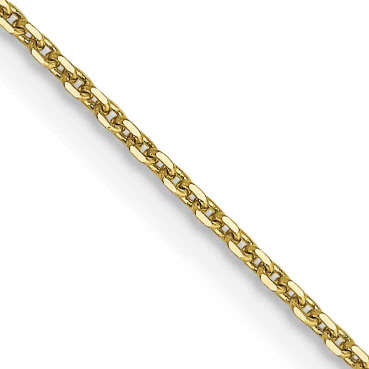 .9mm Diamond-Cut Cable Chain 22 Inch 10k Gold 10PE326-22