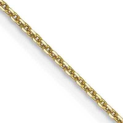 .9mm Diamond-Cut Cable Chain 22 Inch 10k Gold 10PE326-22, MPN: 10PE326-22,