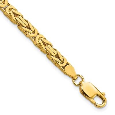 4mm Byzantine Chain 8 Inch 10k Gold 10BIZ110-8, MPN: 10BIZ110-8,