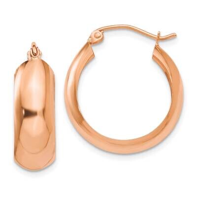 Hoop Earrings 10k Rose Gold 10TF571, MPN: 10TF571,