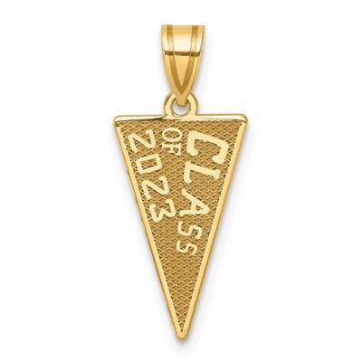 Class Of 2023 Rally Flag Graduation Charm 10k Gold 10K9978 by Men&#39;s Jewelry and Accessories, MPN: 1…