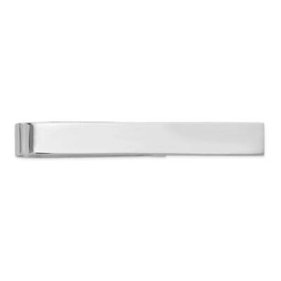 Polished Tie Bar 10k White Gold 10MC183W by Men&#39;s Jewelry and Accessories, MPN: 10MC183W,