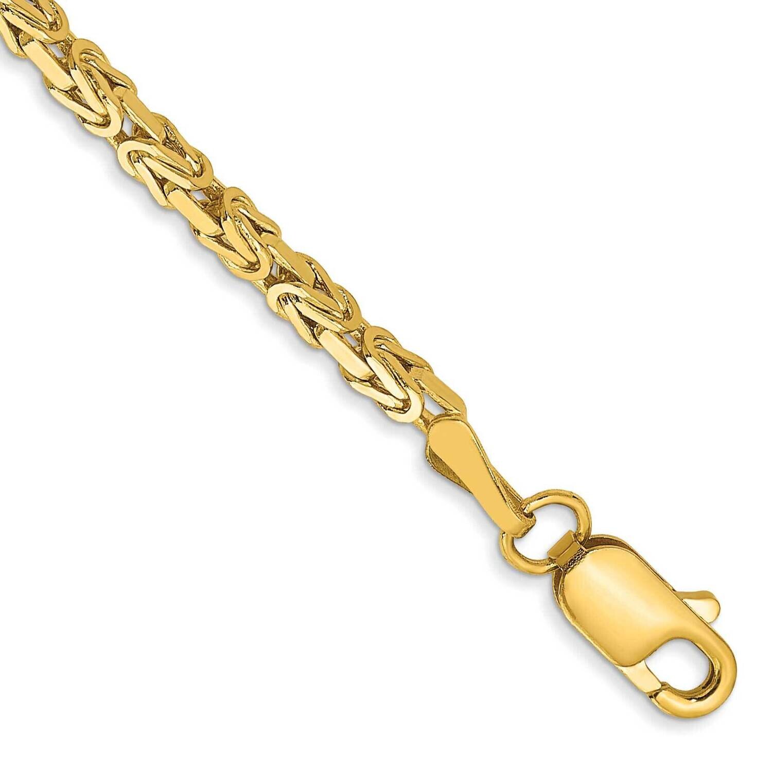 2mm Byzantine Chain 7 Inch 10k Gold 10BIZ050-7, MPN: 10BIZ050-7,