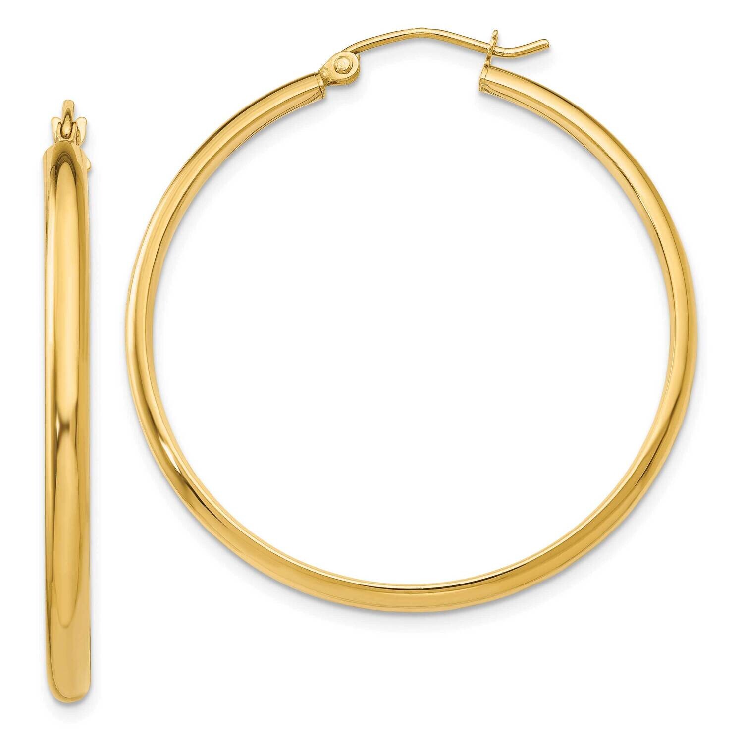 Hoop Earring 10k Polished Gold 10TA235, MPN: 10TA235,