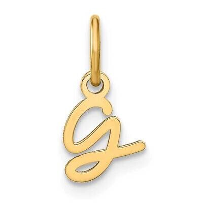 Upper Case Letter G Initial Charm 10k Gold 10XNA1305Y/G, MPN: 10XNA1305Y/G,