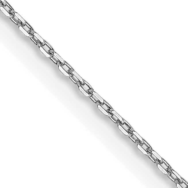 Wg .8mm Diamond-Cut Cable Lobster Clasp Chain 20 Inch 10k Gold 10PE192L-20