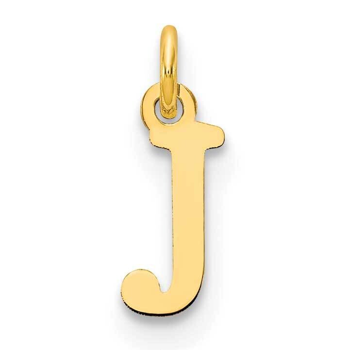 Cutout Letter J Initial Charm 10k Gold 10XNA1160Y/J