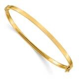 Hinged Bangle Bracelet 7 Inch 10k Polished Gold 10DB615, MPN: 10DB615, 196904097632