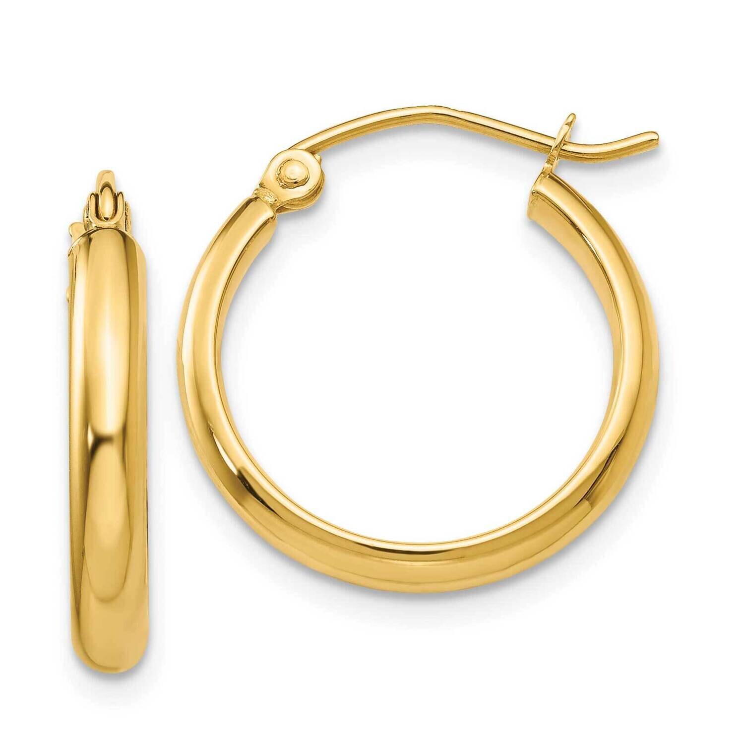Hoop Earring 10k Polished Gold 10TA232, MPN: 10TA232,