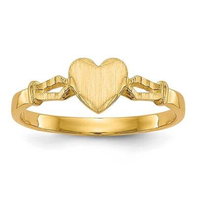 Children&#39;s Heart Ring 10k Gold 10R224, MPN: 10R224,