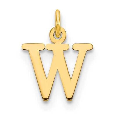 Cutout Letter W Initial Charm 10k Gold 10XNA1160Y/W, MPN: 10XNA1160Y/W,