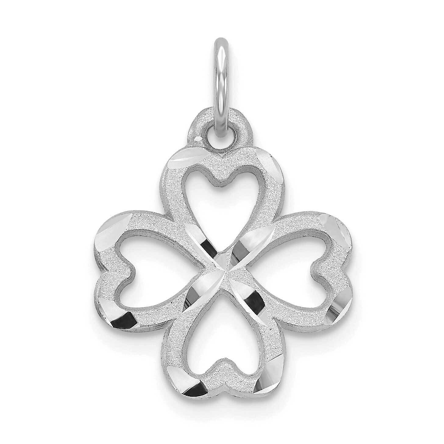 4-Leaf Clover Pendant 10k White Gold 10C719W, MPN: 10C719W,