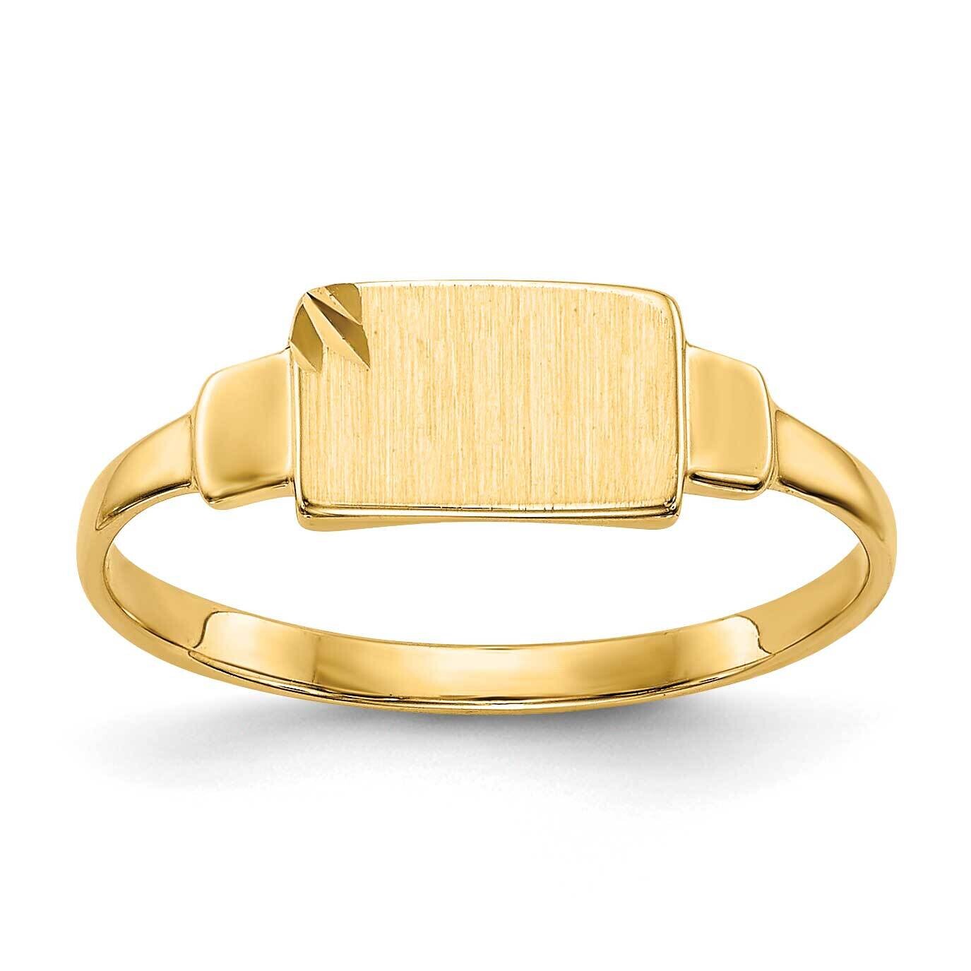 Signet Ring 10k Gold 10CH211, MPN: 10CH211,