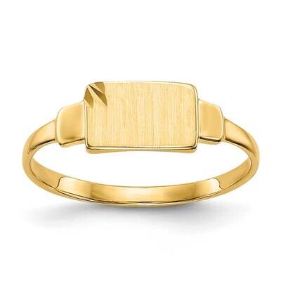 Signet Ring 10k Gold 10CH211, MPN: 10CH211,