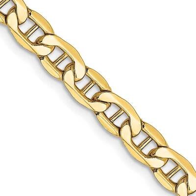 4.75mm Semi-Solid Anchor Chain 18 Inch 10k Gold 10BC101-18 by Men&#39;s Jewelry and Accessories, MPN: 1…