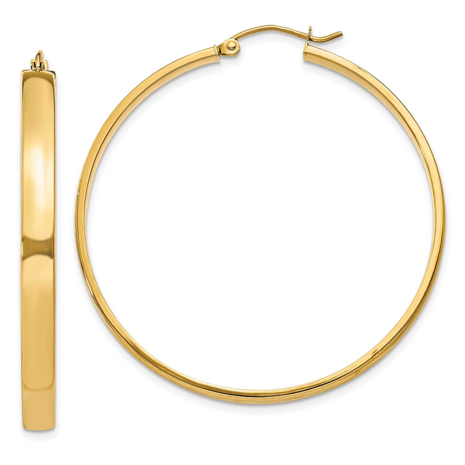 Hoop Earring 10k Polished Gold 10TA243, MPN: 10TA243,