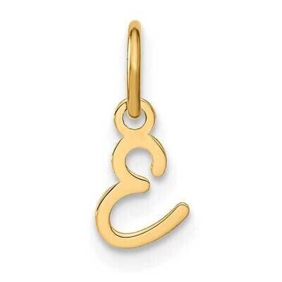 Upper Case Letter E Initial Charm 10k Gold 10XNA1305Y/E, MPN: 10XNA1305Y/E,