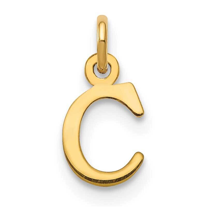 Cutout Letter C Initial Charm 10k Gold 10XNA1160Y/C, MPN: 10XNA1160Y/C,