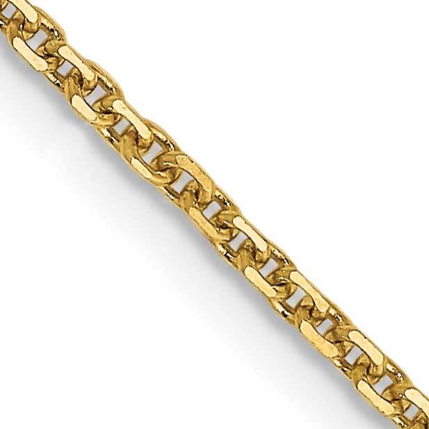 1.45mm Diamond-Cut Cable Chain 22 Inch 10k Gold 10PE140-22, MPN: 10PE140-22,