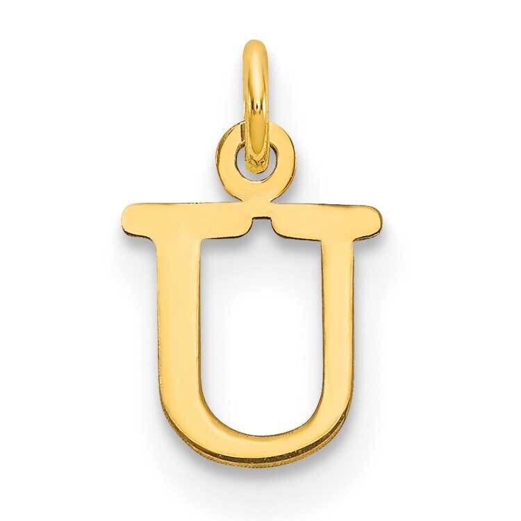 Cutout Letter U Initial Charm 10k Gold 10XNA1160Y/U, MPN: 10XNA1160Y/U,