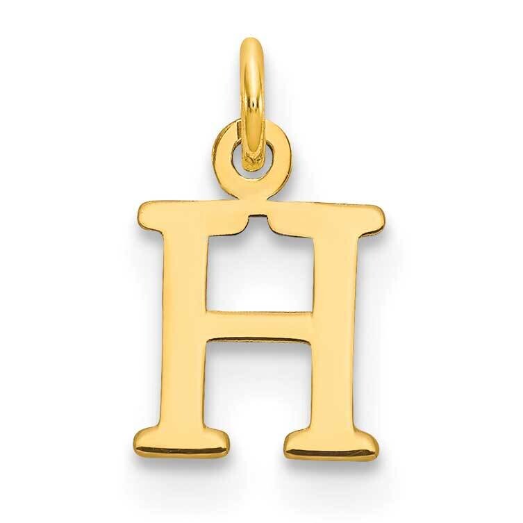 Cutout Letter H Initial Charm 10k Gold 10XNA1160Y/H, MPN: 10XNA1160Y/H,