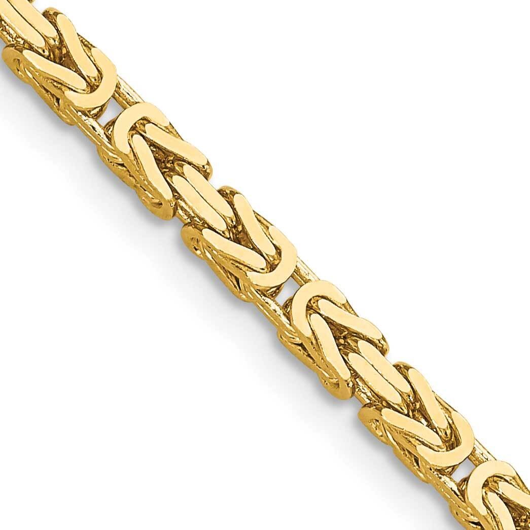 2.5mm Byzantine Chain 30 Inch 10k Gold 10BIZ070-30, MPN: 10BIZ070-30,