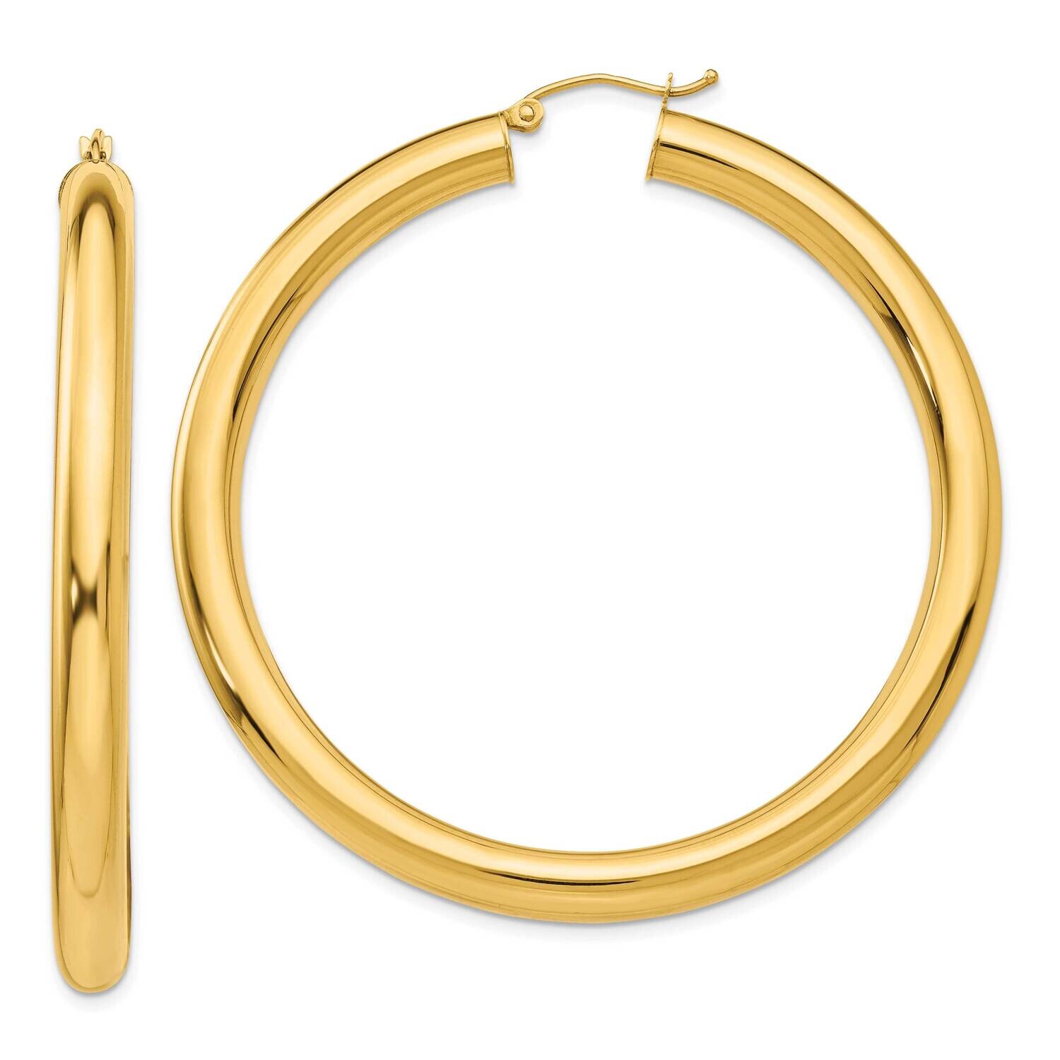 5mm Tube Hoop Earrings 10k Polished Gold 10TC193, MPN: 10TC193,