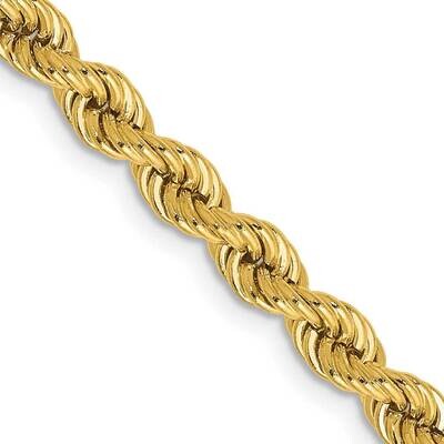 4mm Regular Rope Chain 22 Inch 10k Gold 10K030S-22, MPN: 10K030S-22,