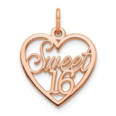 Sweet 16 Charm 10k Rose Gold 10C339R, MPN: 10C339R,