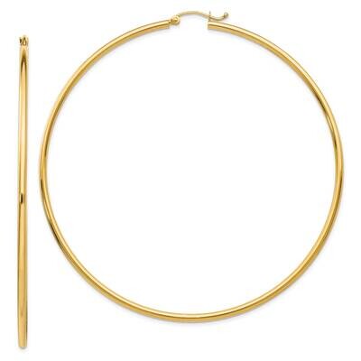 Hoop Earrings 10k Gold 10TF550, MPN: 10TF550,