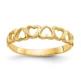 Hearts Ring 10k Polished Gold 10K3900, MPN: 10K3900,