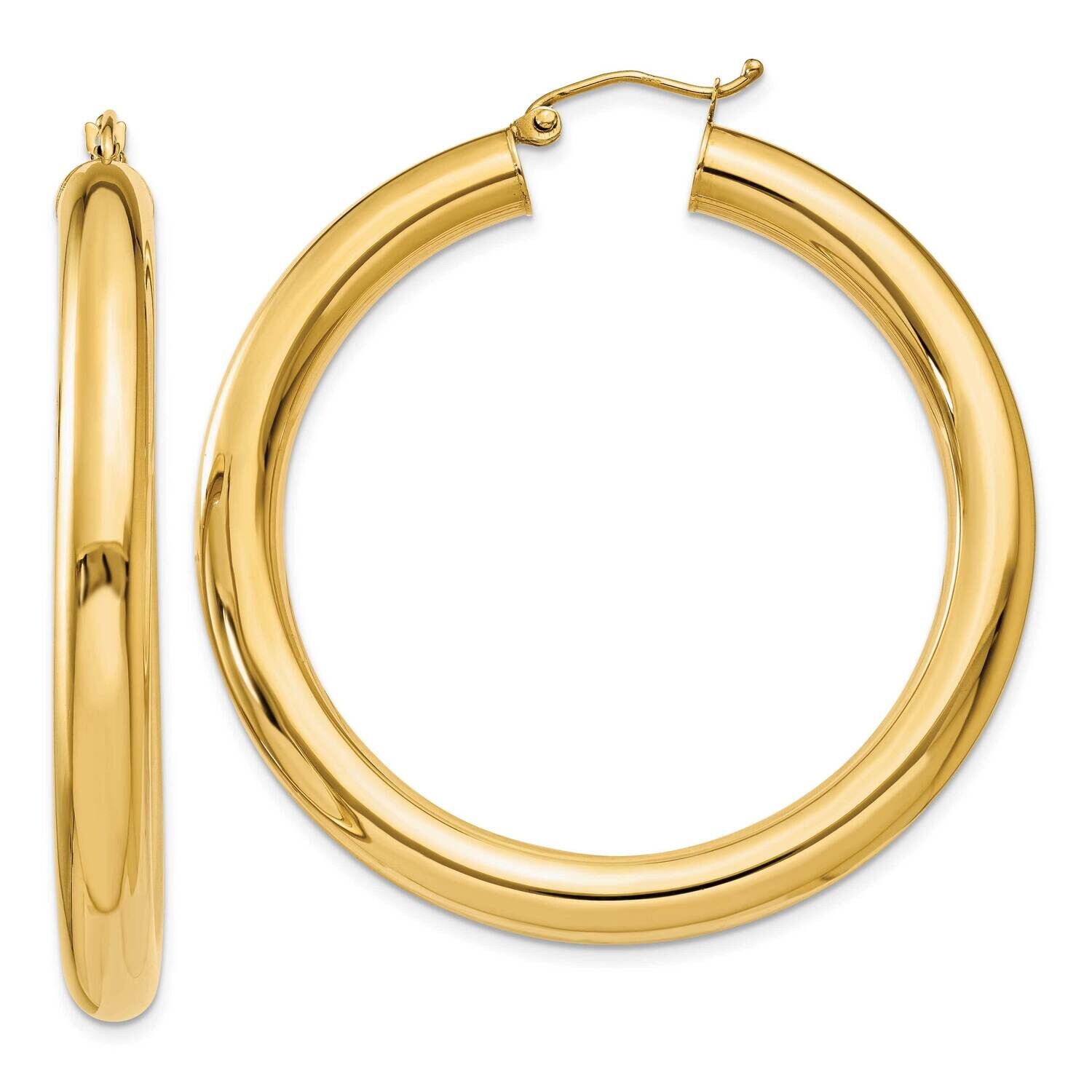 5mm Lightweight Hoop Earrings 10k Polished Gold 10T960L, MPN: 10T960L,